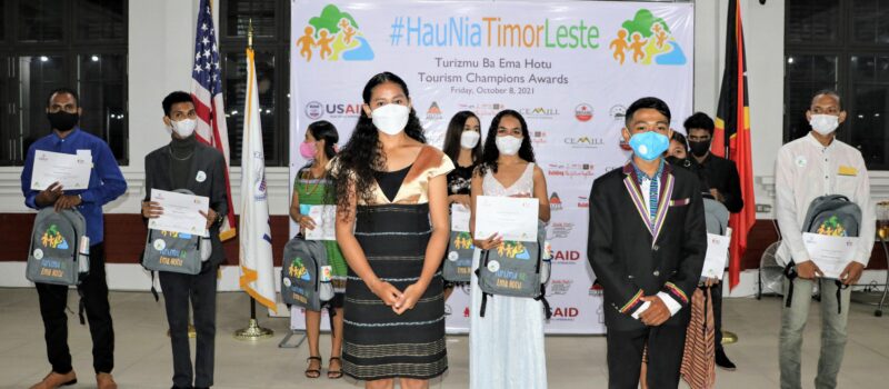 USAID Celebrates World Tourism Day 2021 with Turizmu Ba Ema Hotu Timor-Leste Tourism Champions and Youth Ambassadors Awards